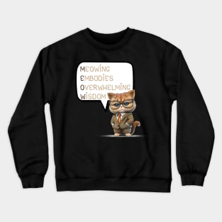 SMART CAT Crewneck Sweatshirt